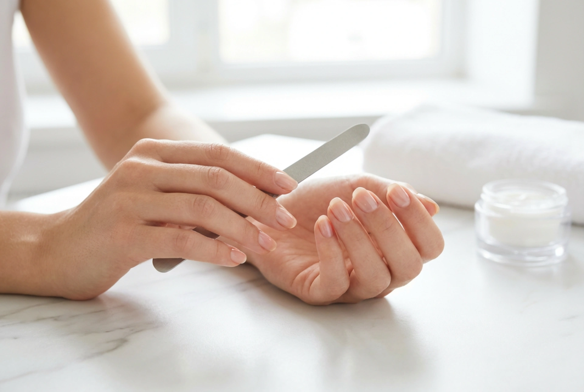 Cuticle File: Gentle Smoothing and Final Polishing