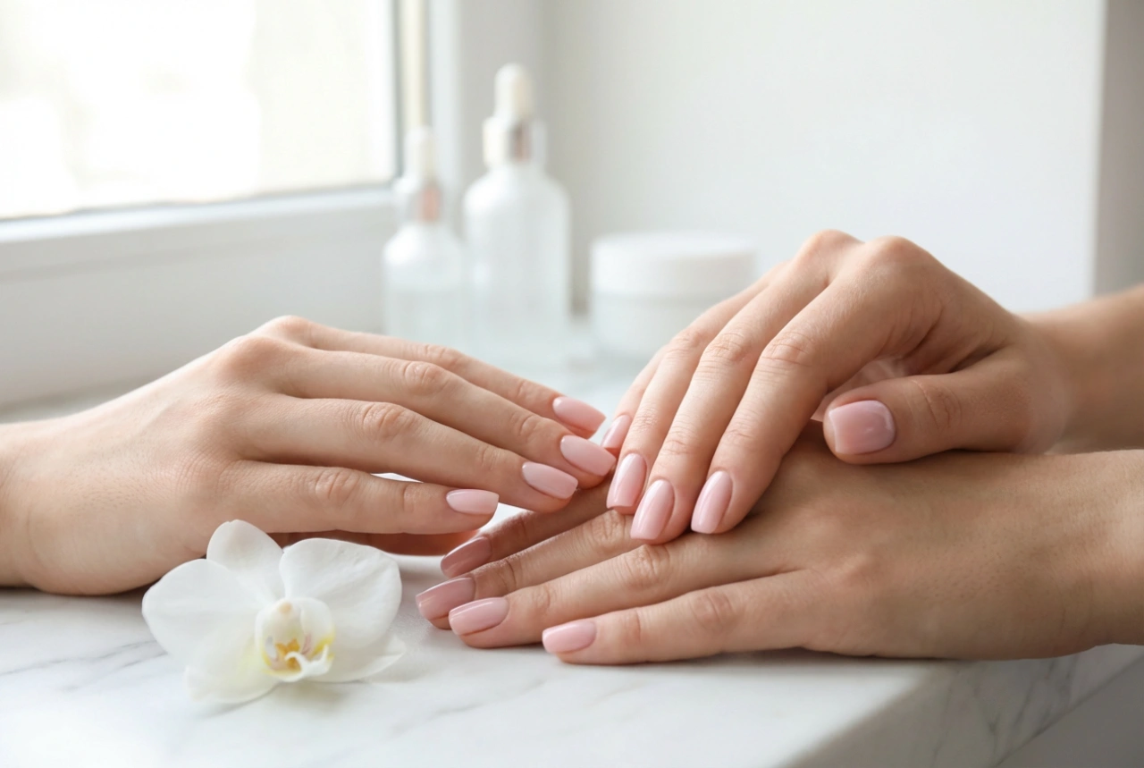 Delicate Manicure: Subtle Colours, Perfect Nail Plate, and Shine