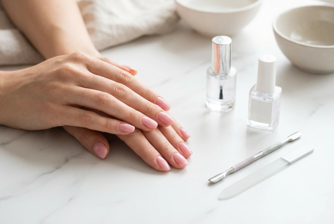 Hybrid Manicure Step by Step: From Pushing Back Cuticles to Top Coat
