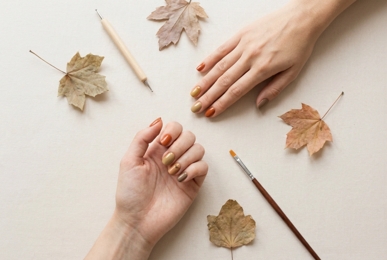 Autumn Nail Art Designs: Easy Decorations and Tools for Beginners
