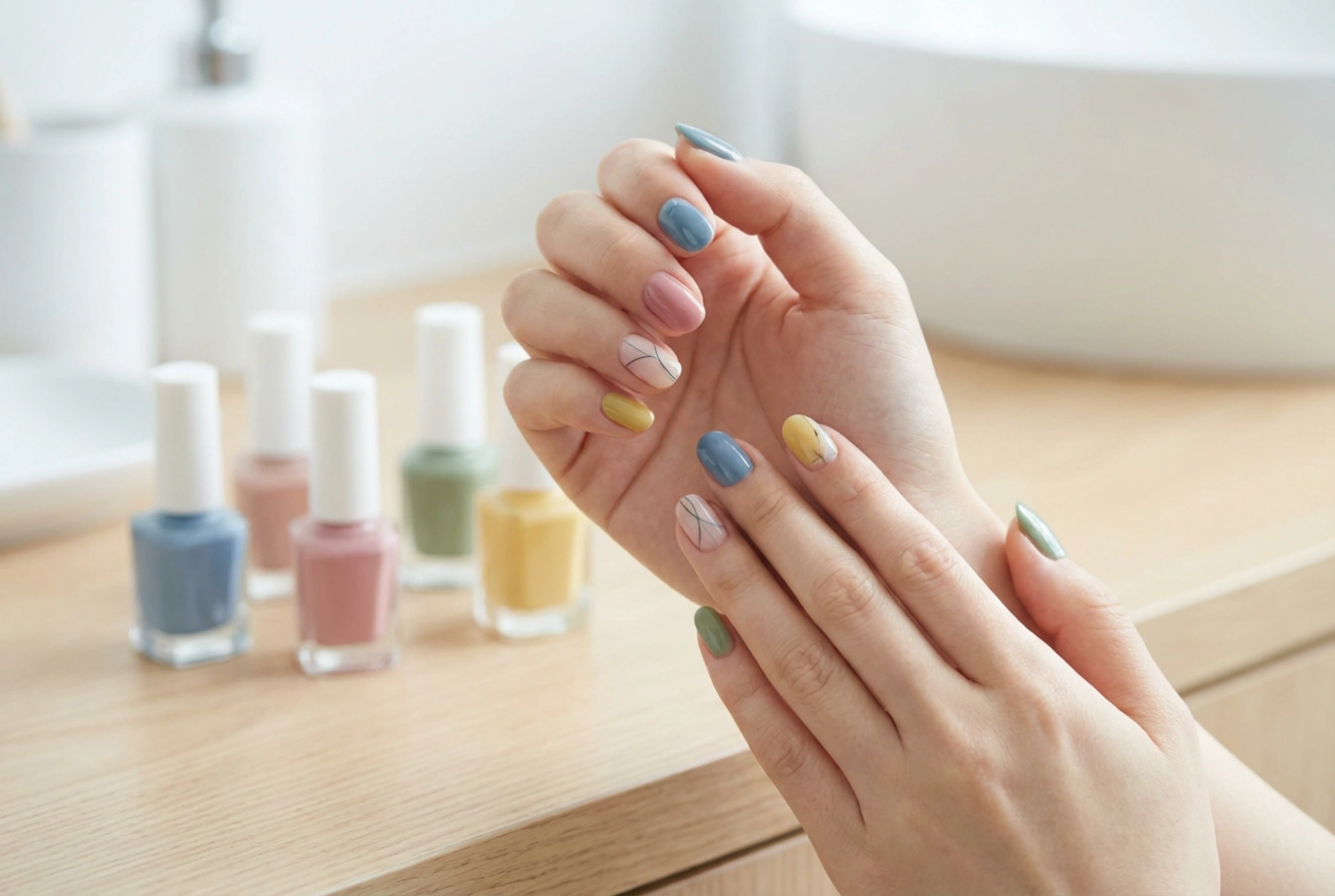 Colourful Nails at Home: Combining Colours, Compositions, and Finishes