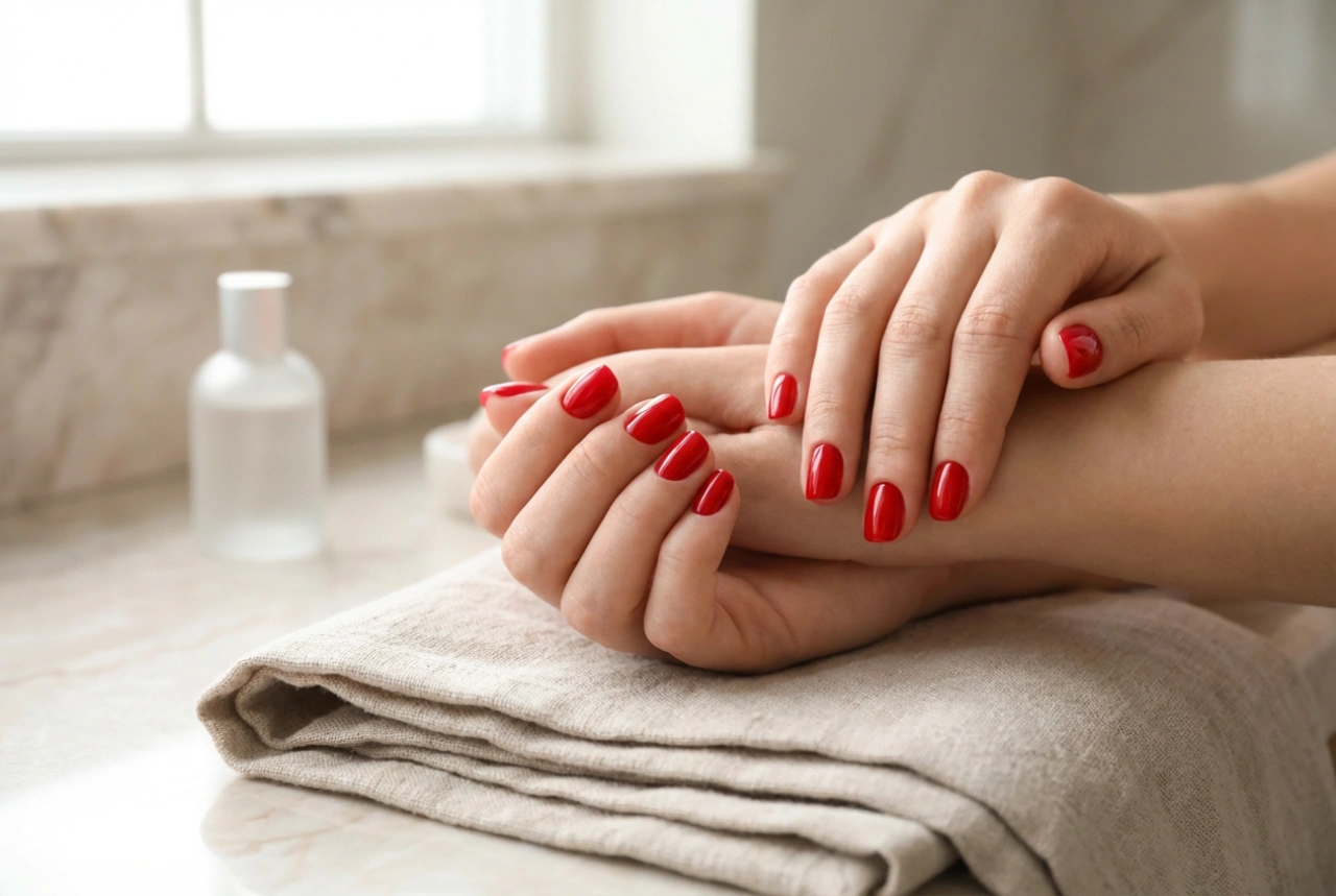 Red Nails: Classic Elegance Without Smudges or Flooded Cuticles