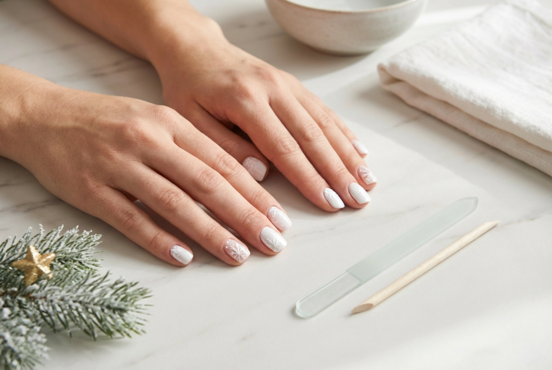 White Festive Nails: Simple Designs and How to Make Them Last
