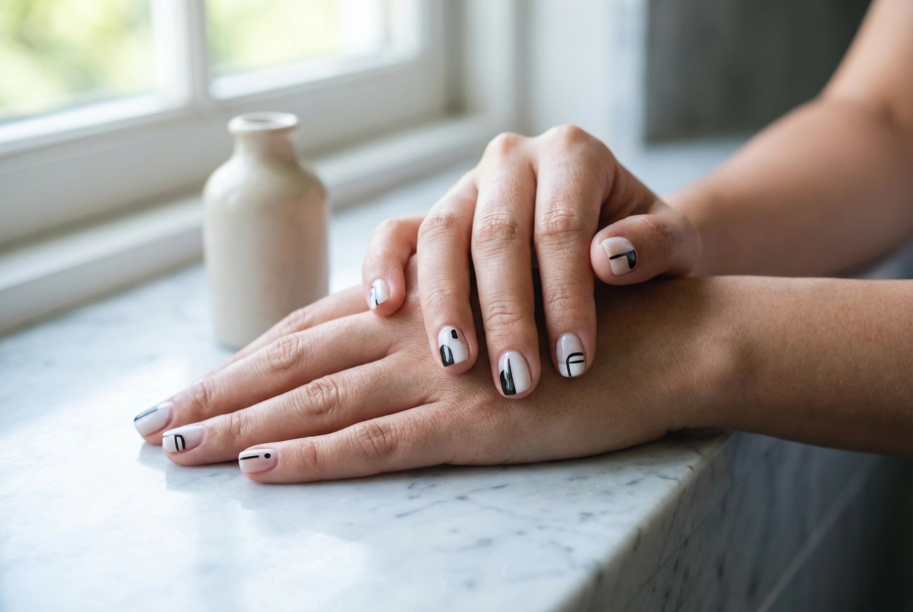 Black and White Nails: Contrast Combinations and Precise Lines