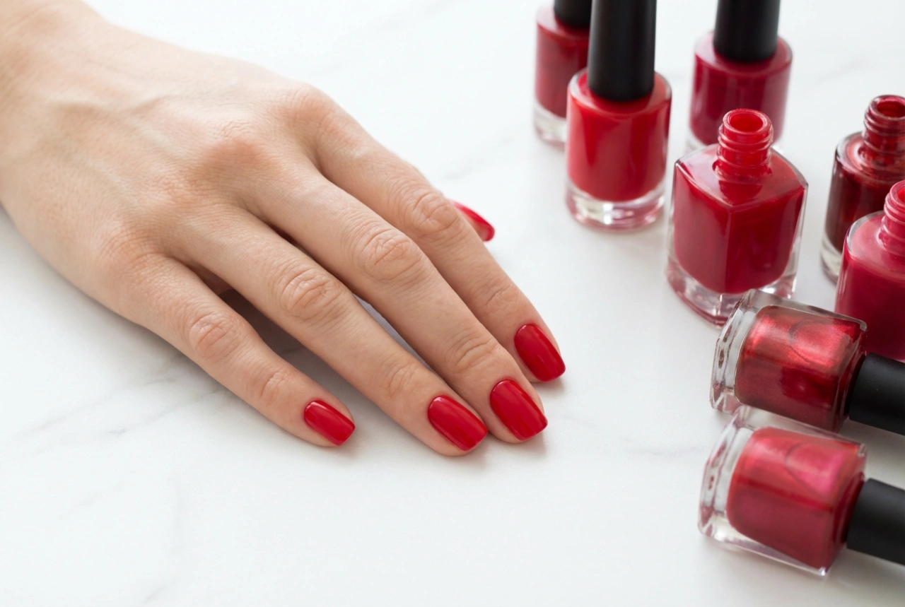 Red Nail Varnishes: Choosing the Shade, Coverage, and Finish