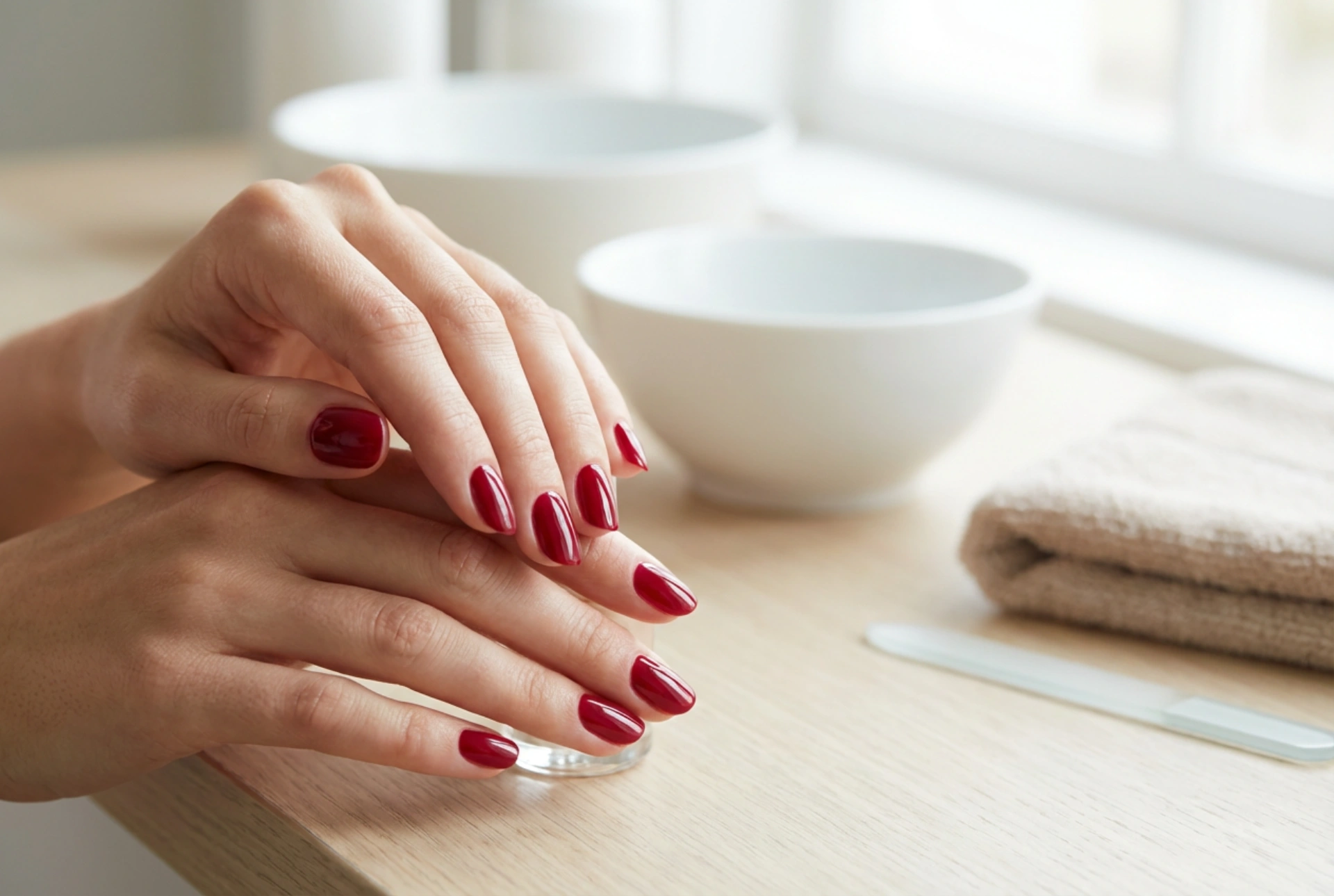 Red Gel Nails Step-by-Step: Builder Gel, Colour, and High-Gloss Shine