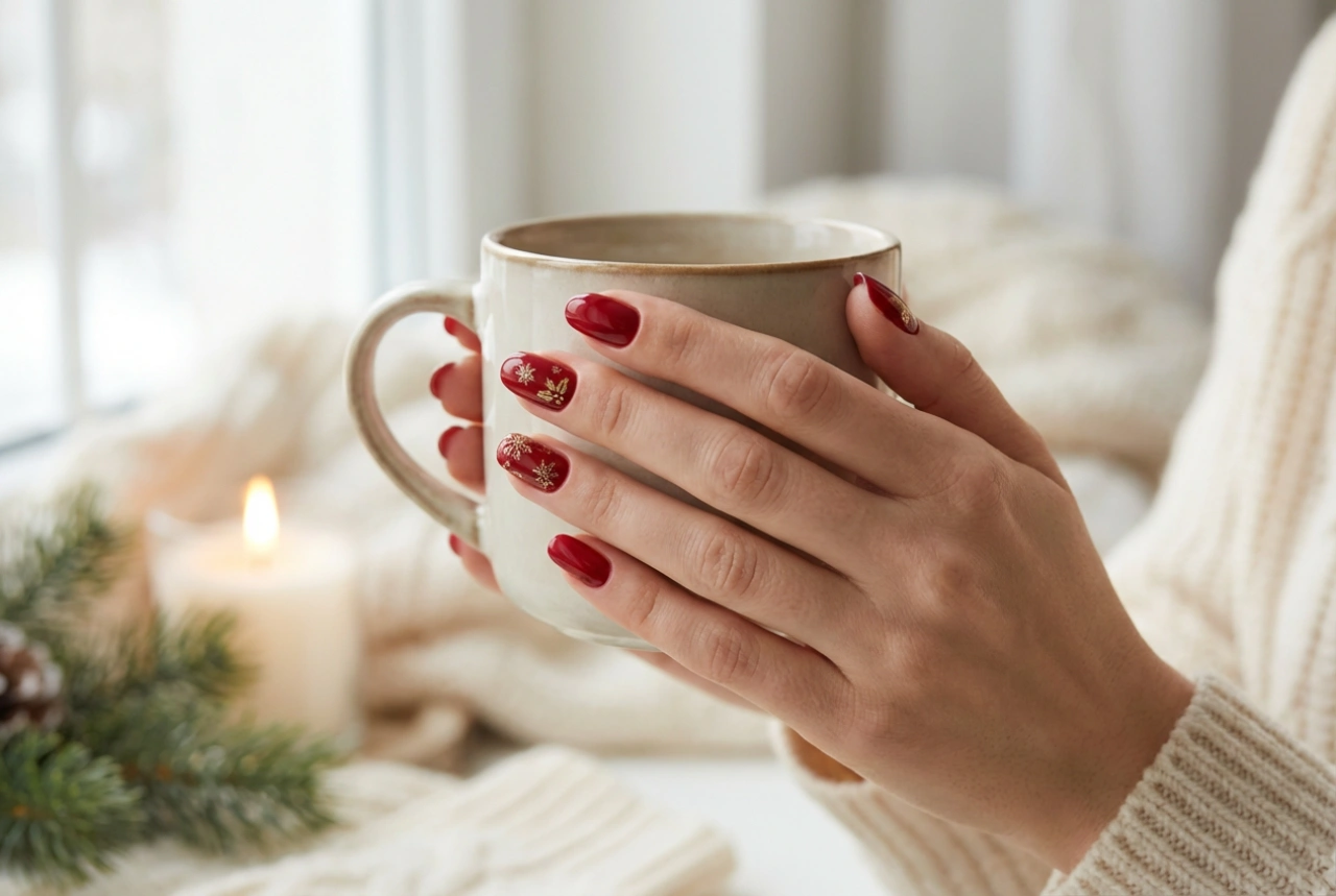 Red Festive Nails: Classic Motifs and Proven Techniques