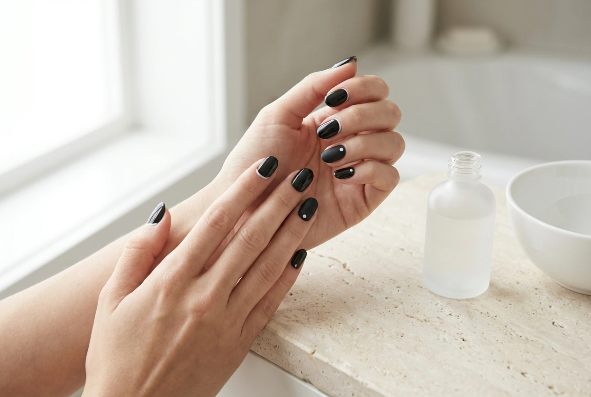 Cool Black Nails for Everyday Wear: Simple Designs and Finishes