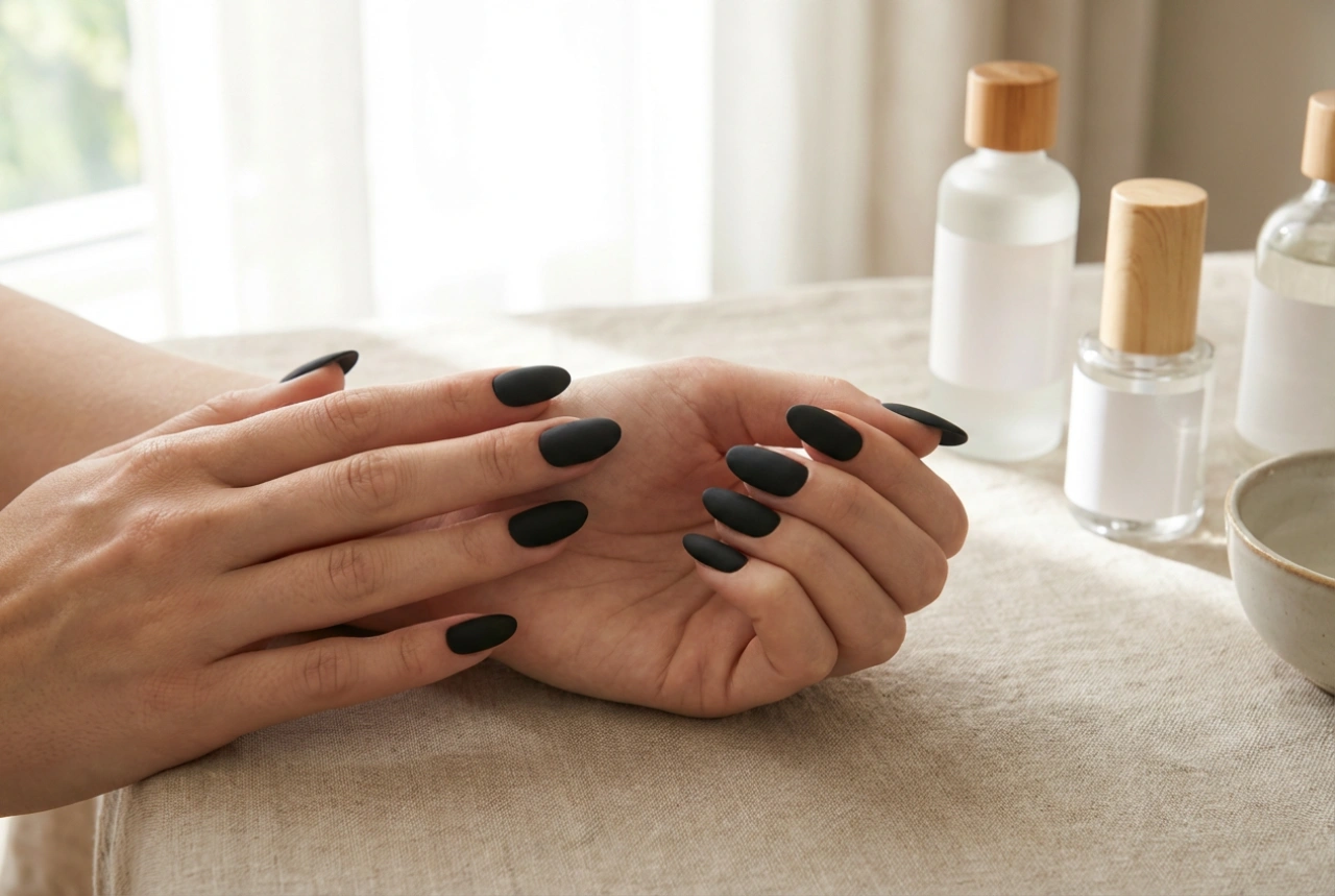 Matte Black Nails: How to Achieve a Perfect Streak-Free Matte Finish