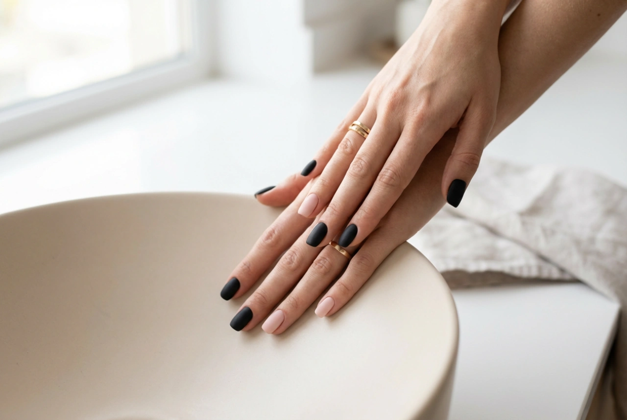 Contrast Black and Pink Nails: Stylising Ideas and DIY Techniques