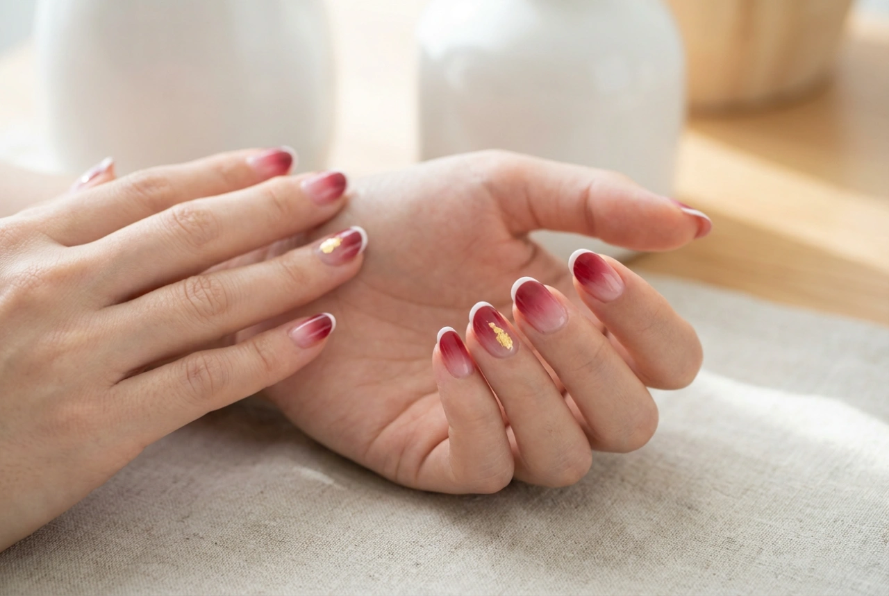 Red and Pink Nails: Subtle Gradients, French Tips, and Ring Finger Accents