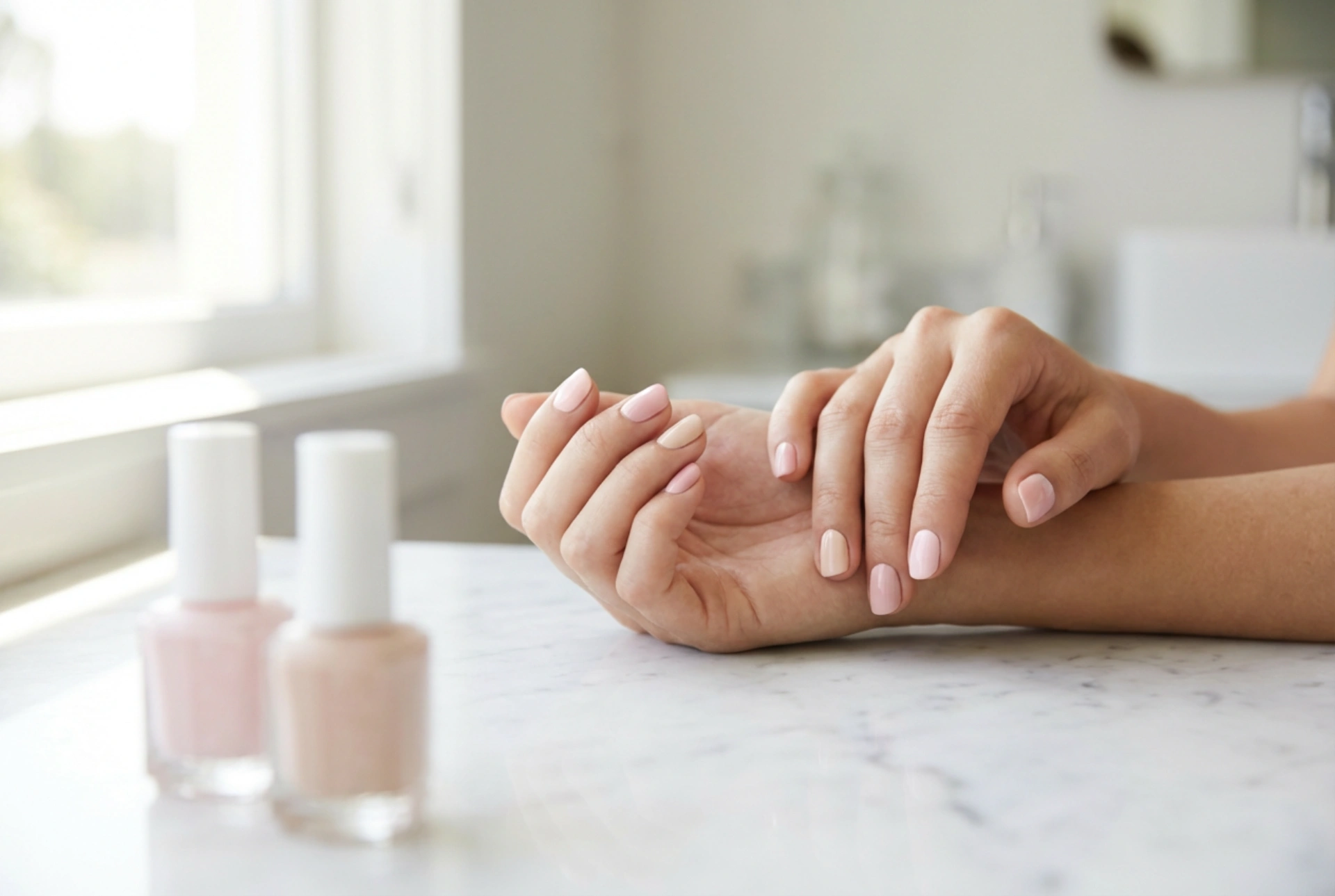 Two-tone Nails: 6 Colour Schemes and Simple Painting Techniques