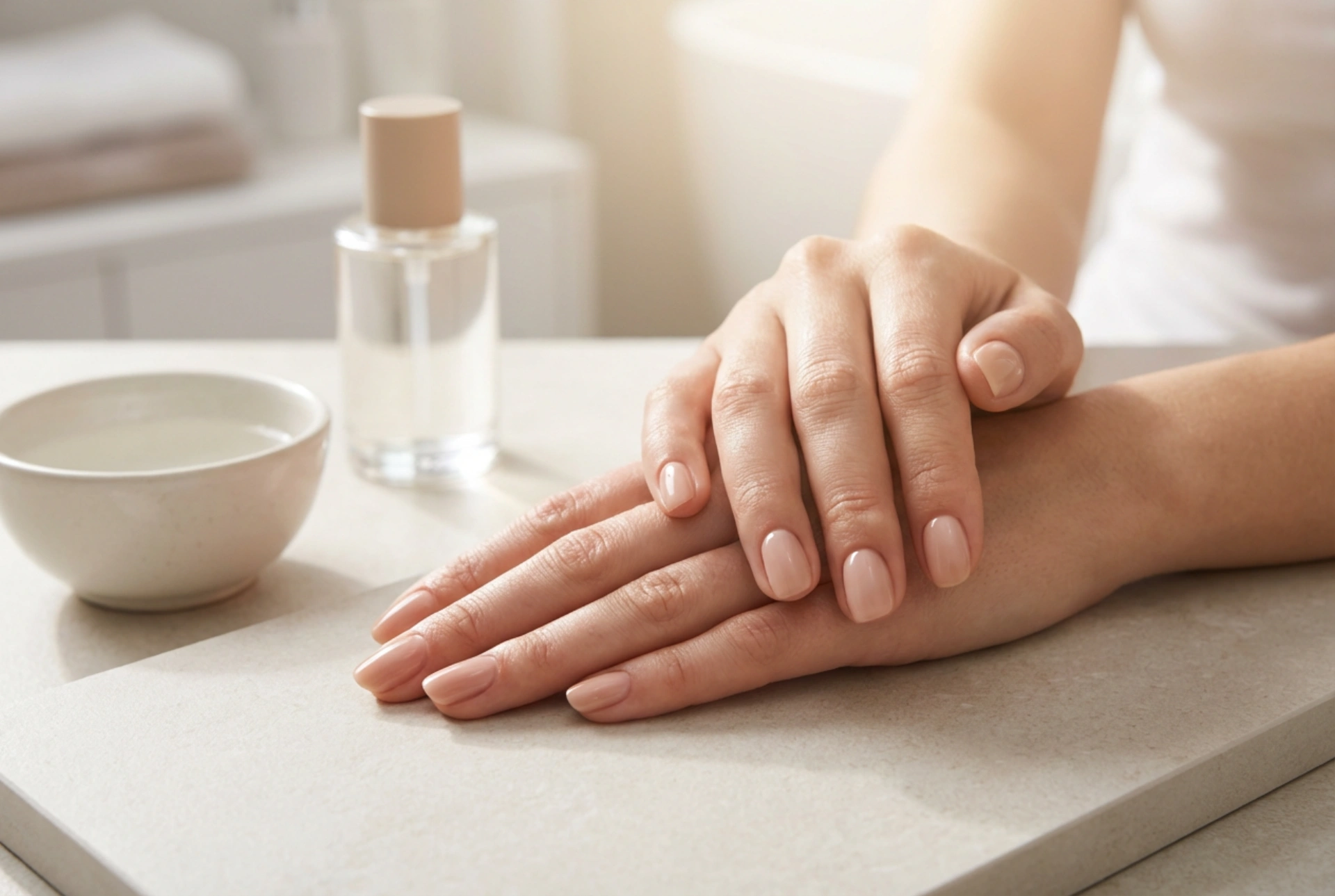 Nude Hybrid Nails: Shade Selection, Perfect Cuticle Line, and Shine