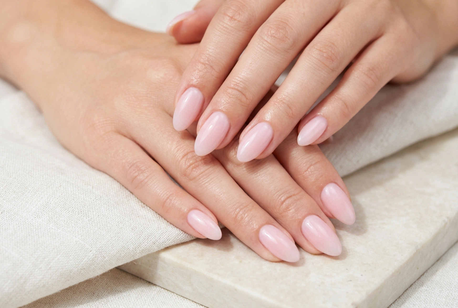 Pastel Pink Nails: How to Achieve a Milky Effect and High Shine