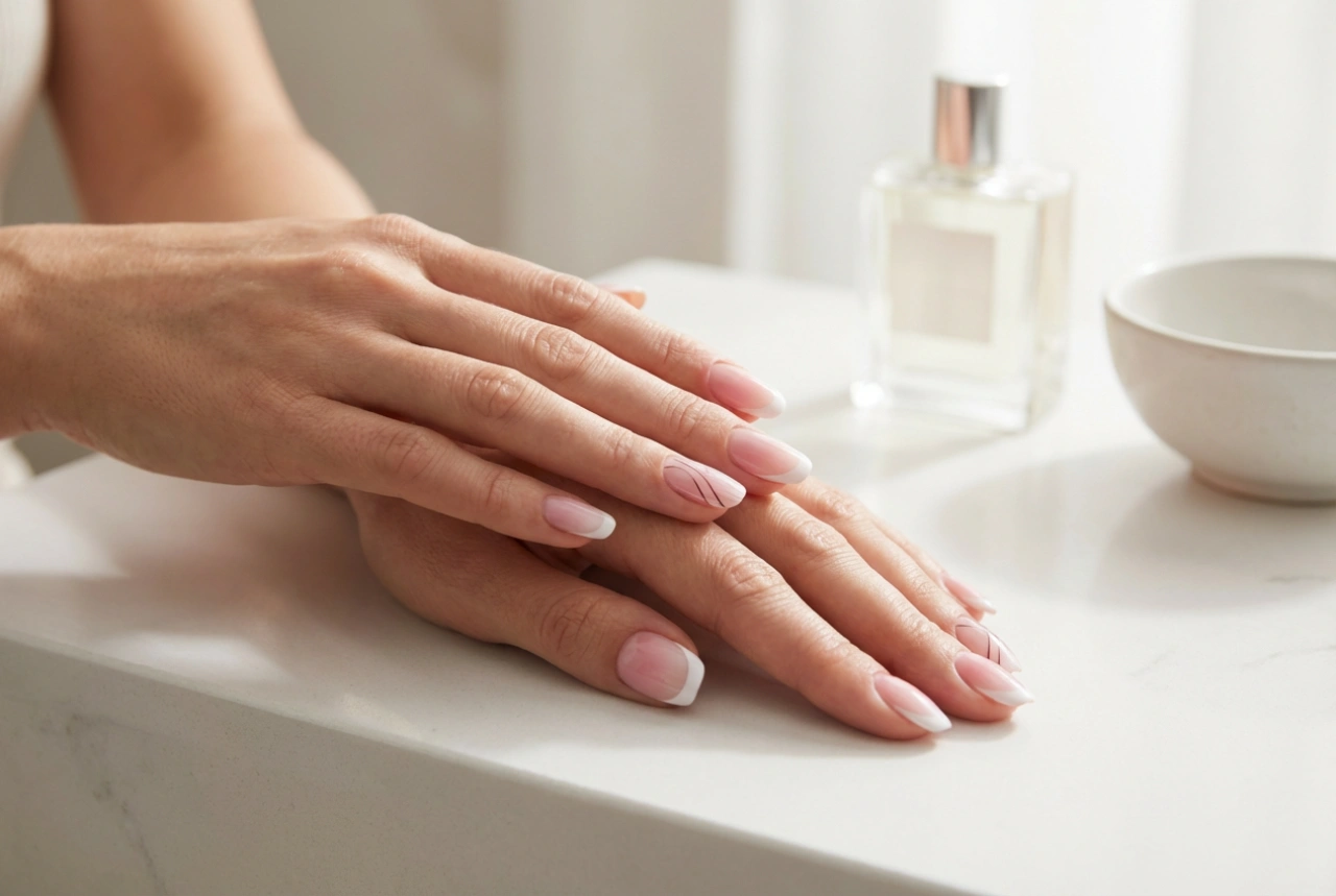 Pink and White Nails: French, Ombre and Clean Lines