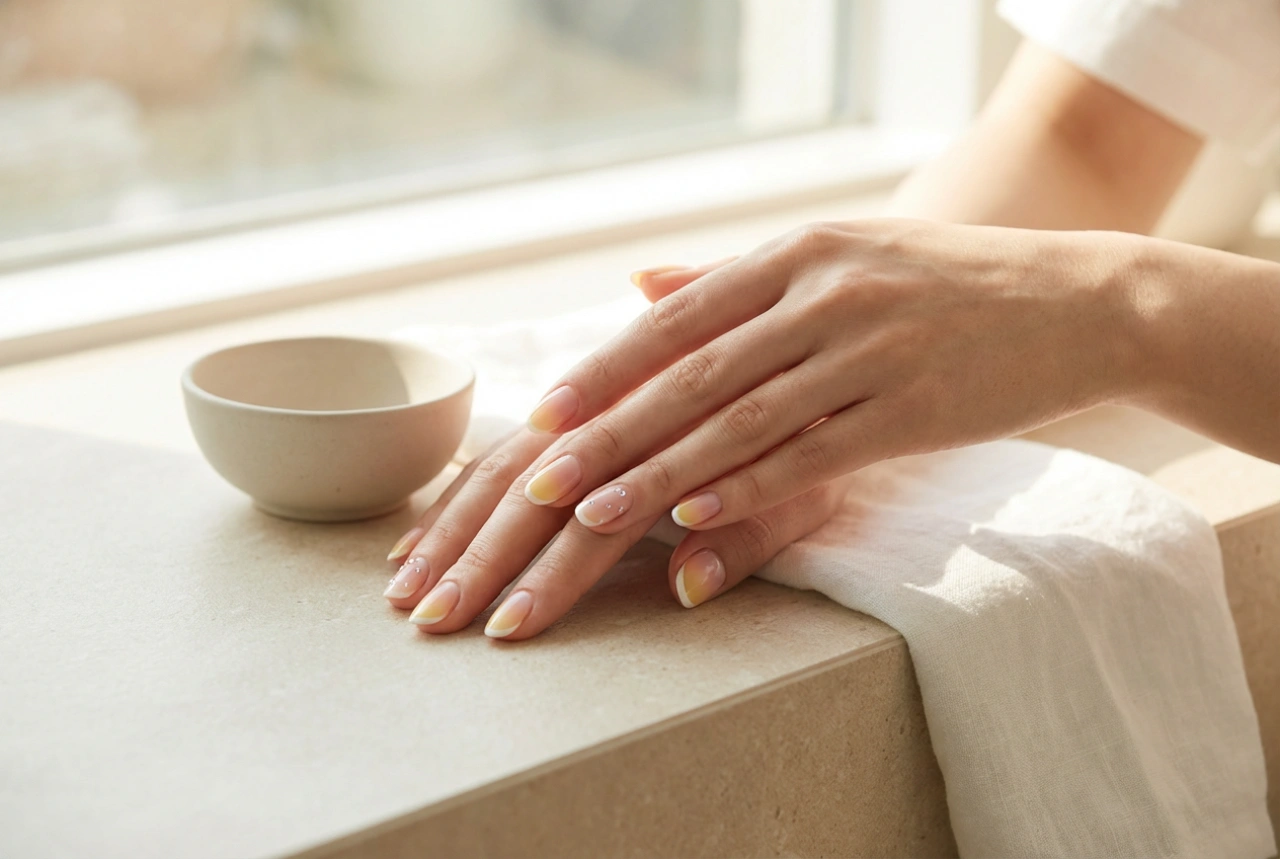 Yellow and Pink Nails: Ombre, French, and Decorative Accents