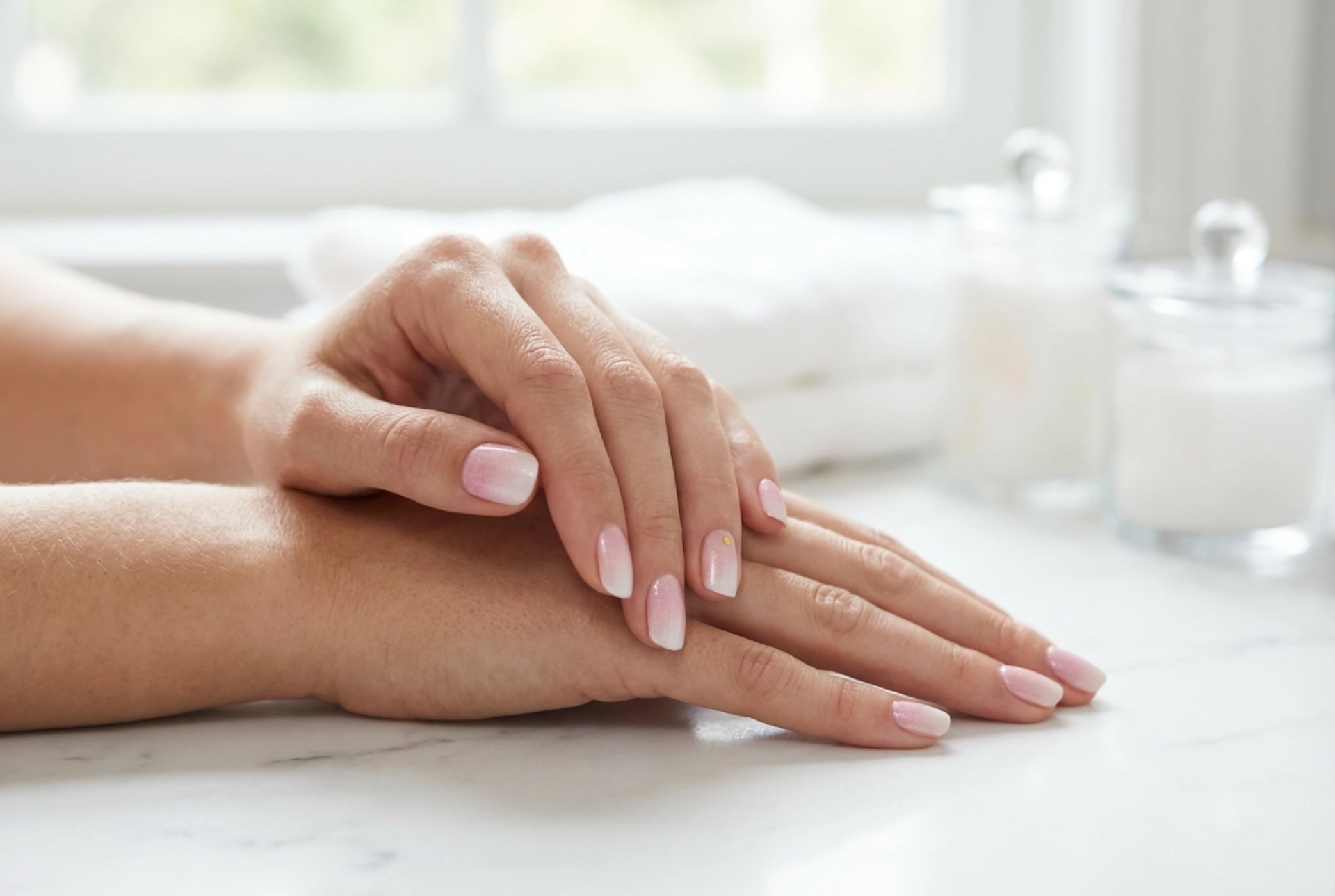 Pink and White Nails: Baby Boomer, French, and Subtle Designs