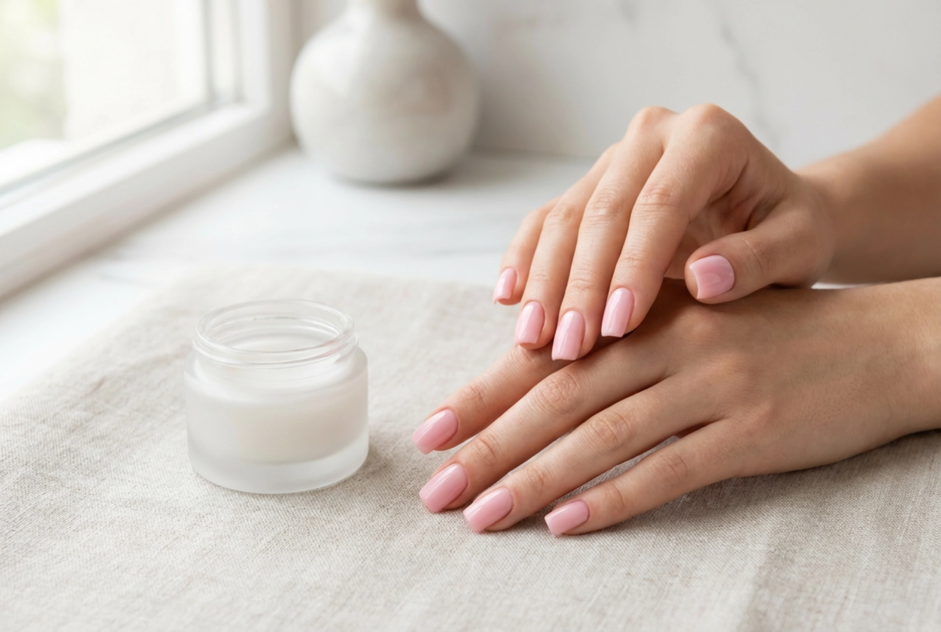 The Square Shape in Pink: Streak-Free Square Pink Nails