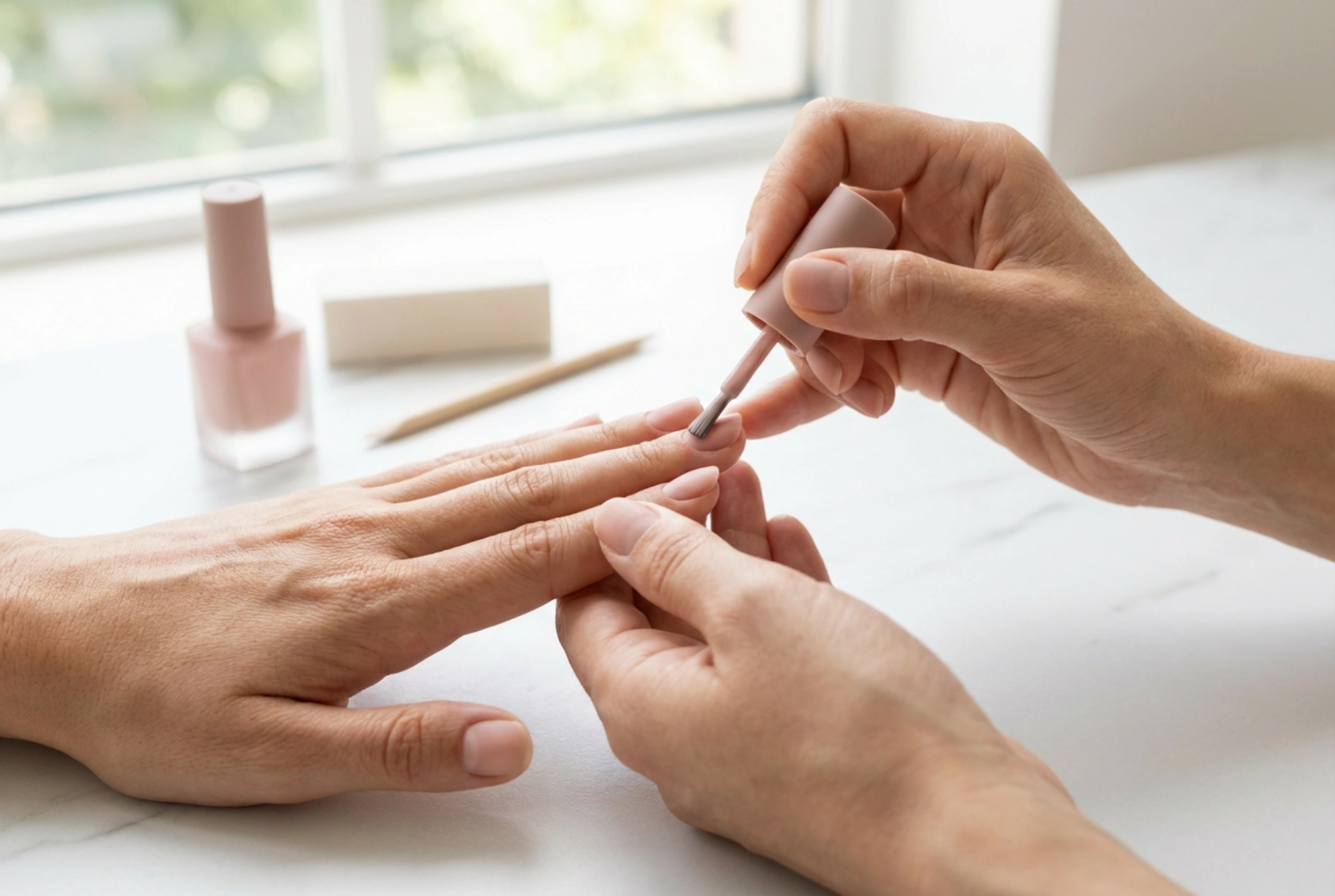 Streak-Free Matte Nail Polish: Preparation and Application