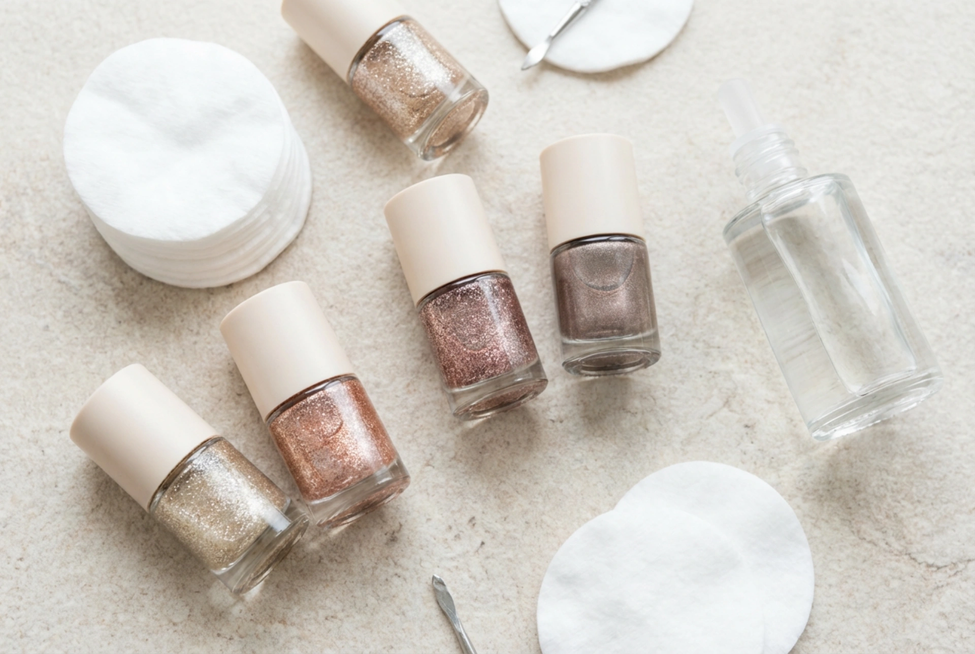 Glitter Nail Polishes: Application Techniques and Easier Removal