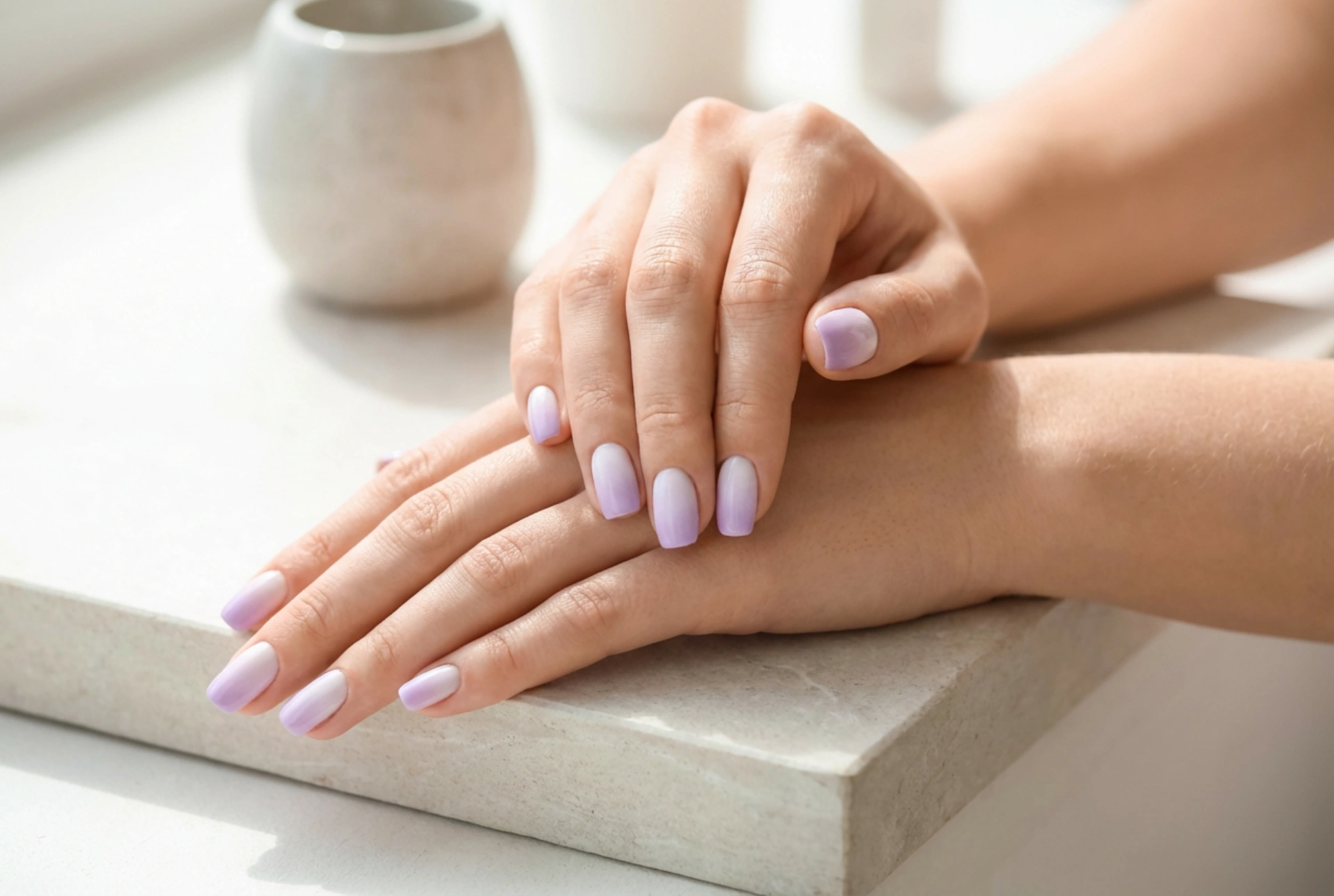 Lavender Ombre Nails: A Step-by-Step Guide to Gentle Colour Blending