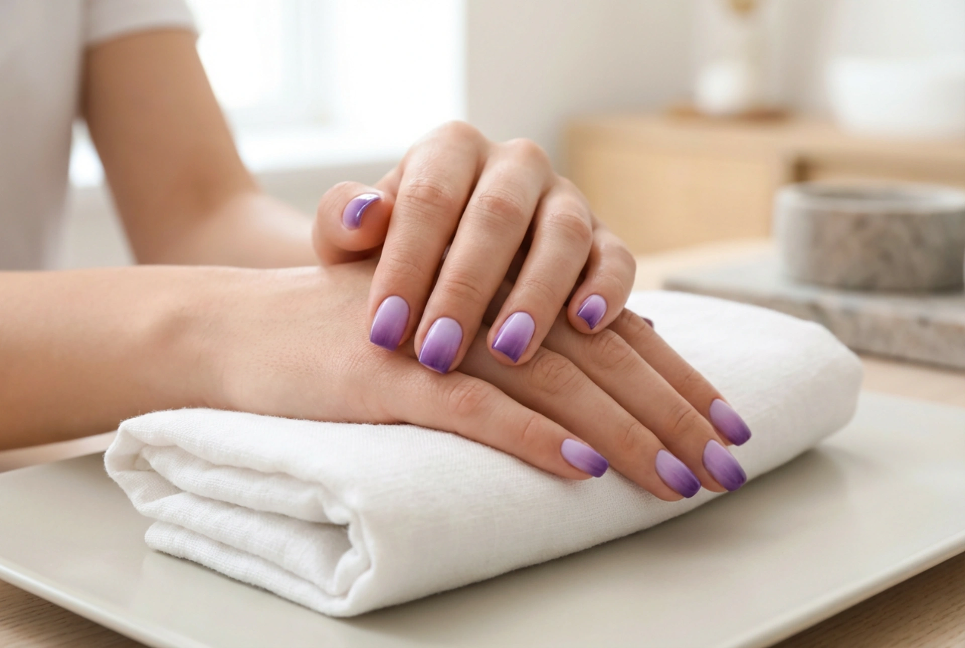 Purple Ombre Nails: How to Achieve a Harmonious Gradient in Violet