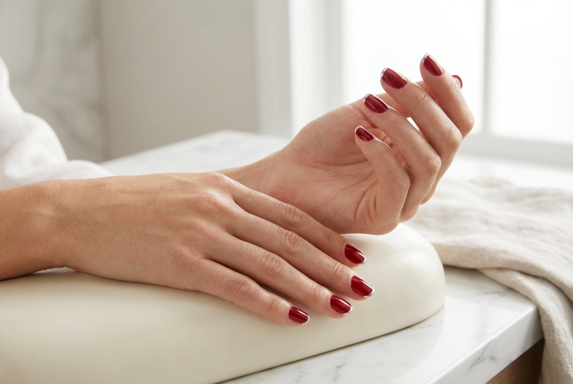Red and Silver Nails: Harmonious Combinations and Simple Designs