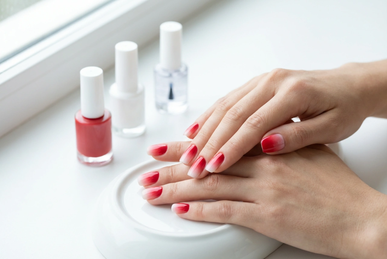 Red and White Ombre Nails: How to Blend Shades and Protect Your Manicure