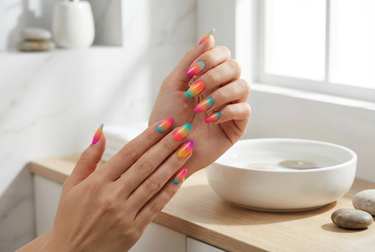 Colourful Ombre Nails: Techniques for Blending Multiple Hues