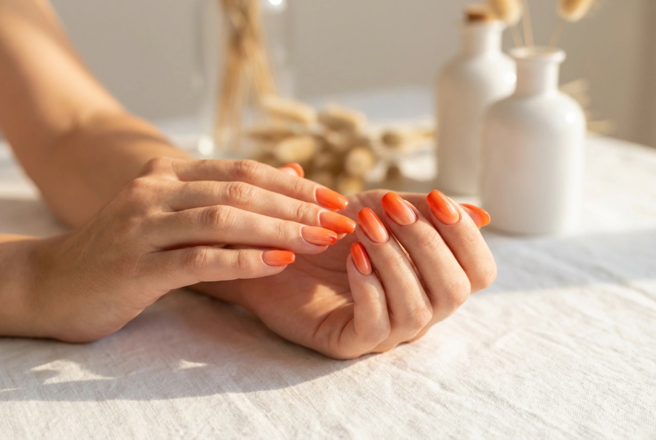 Orange Ombre Nails: A Juicy Transition for Summer