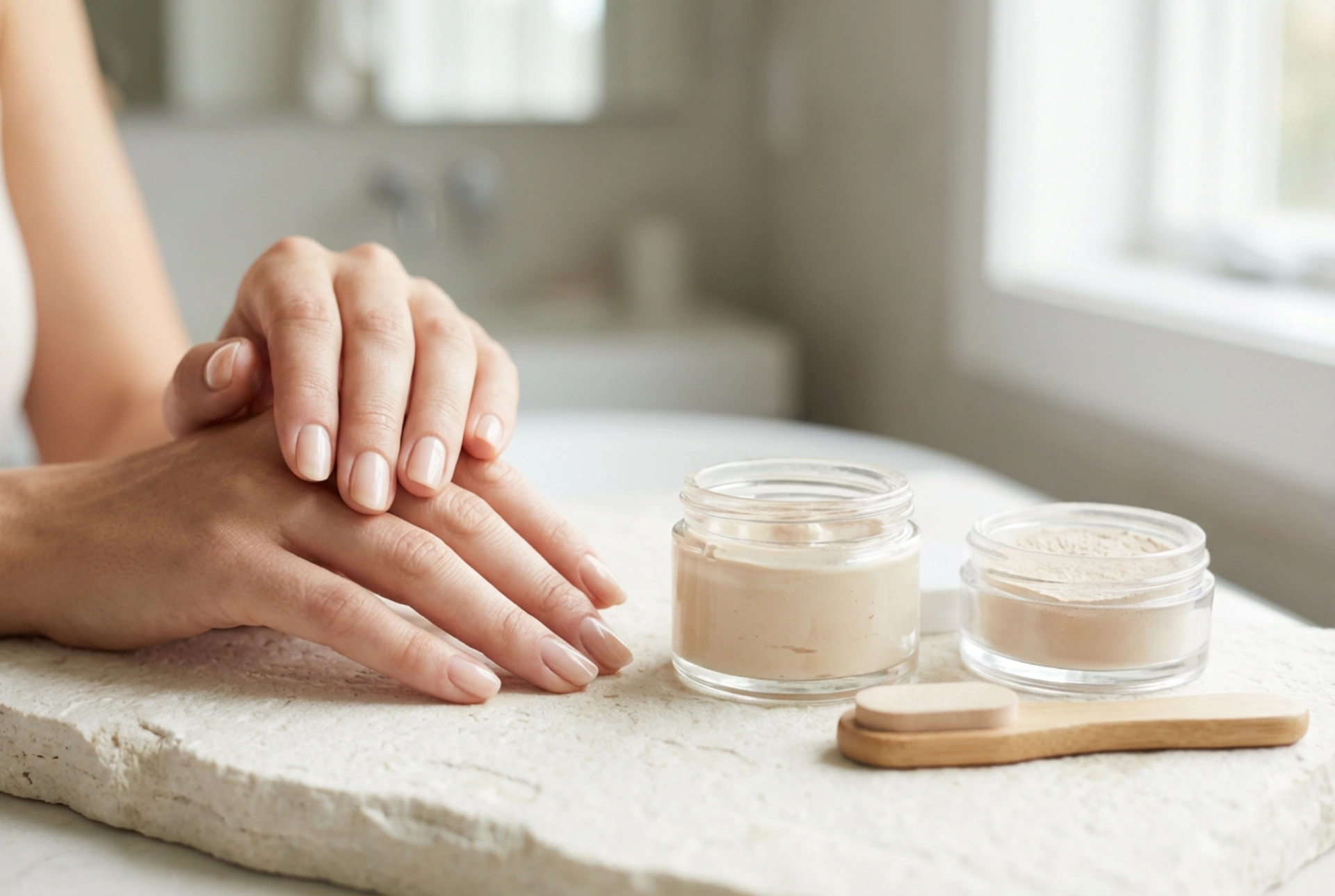 Japanese Manicure: Nail Plate Preparation, Paste, and Powder Finish