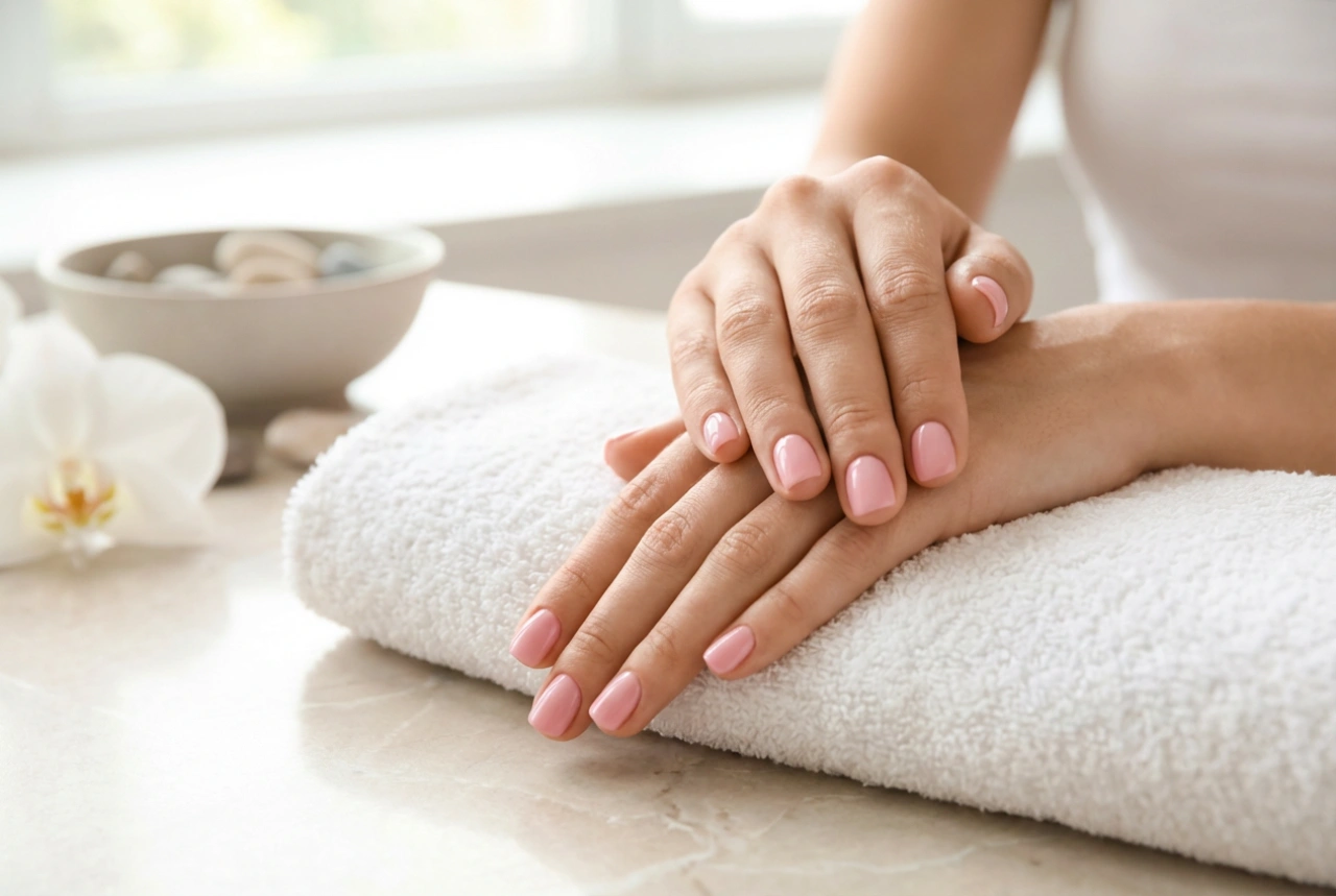 Hybrid Manicure on Short Nails: Optical Lengthening and Proportions