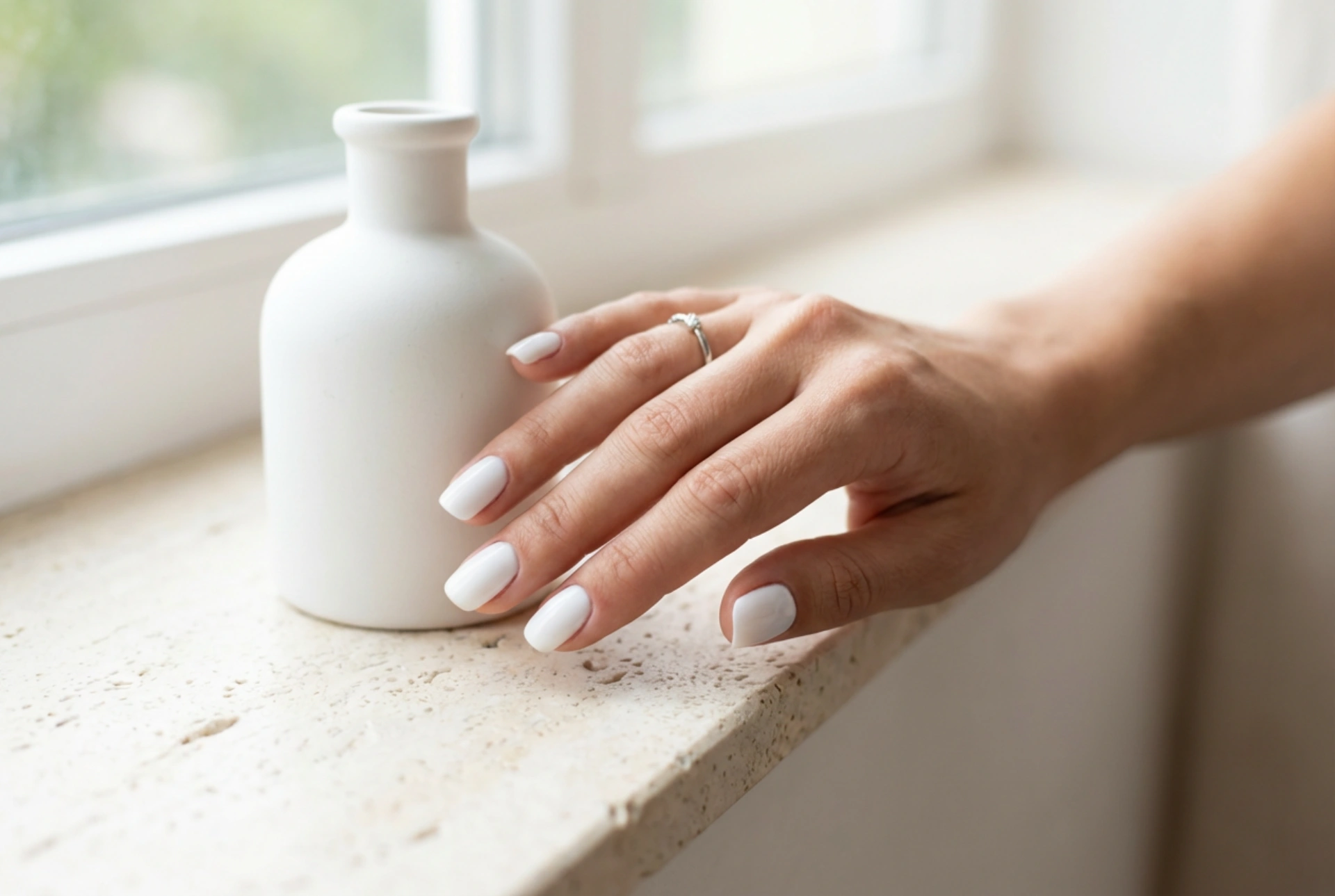 White Gel Polish: A Trick for a Flawless Line and Full Coverage