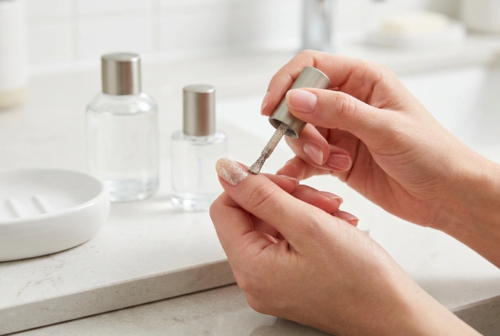 How to Apply Glitter Nail Polish: Shine and a Smooth Finish