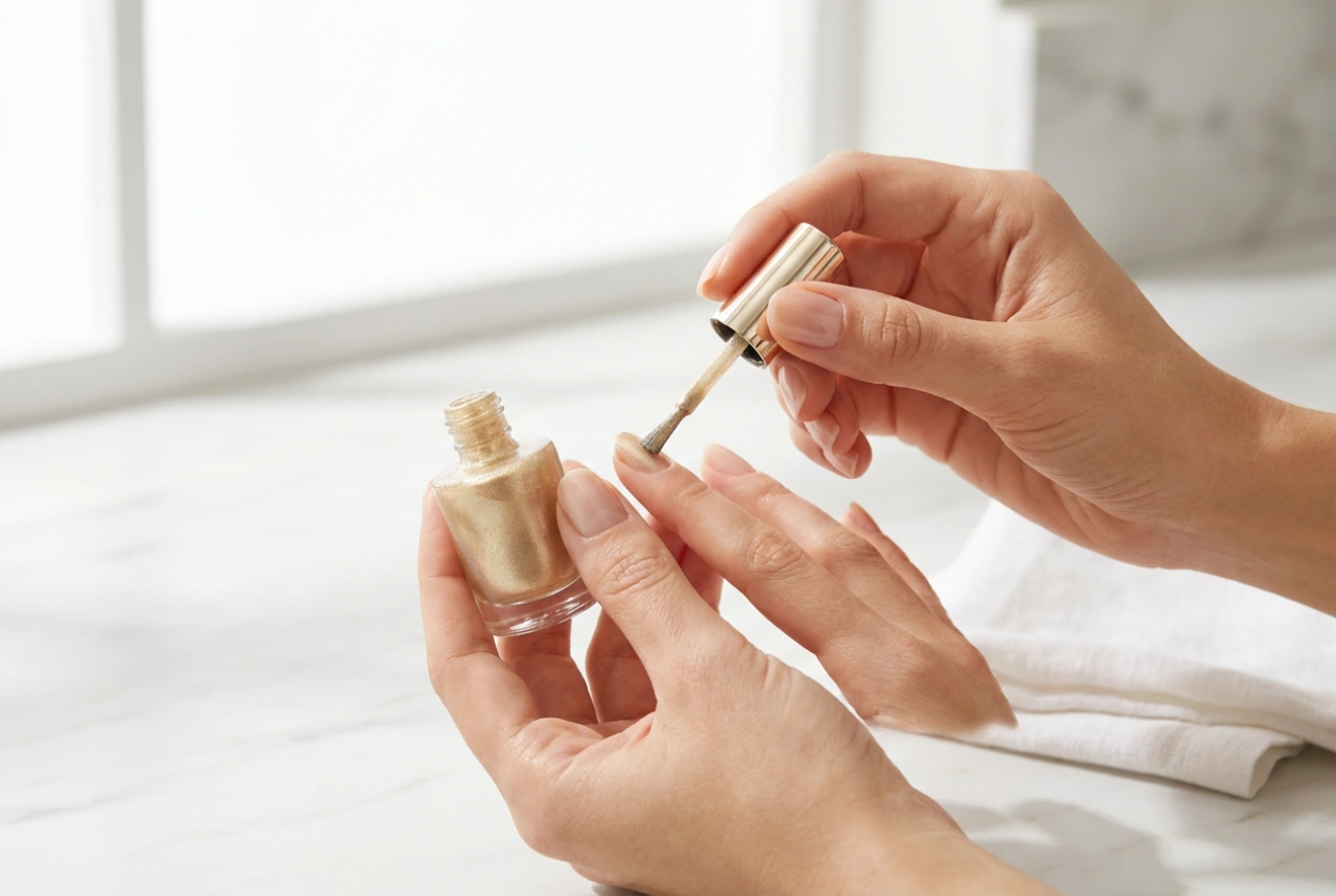 Gold Gel Polish: Application Techniques and Combining with Other Effects