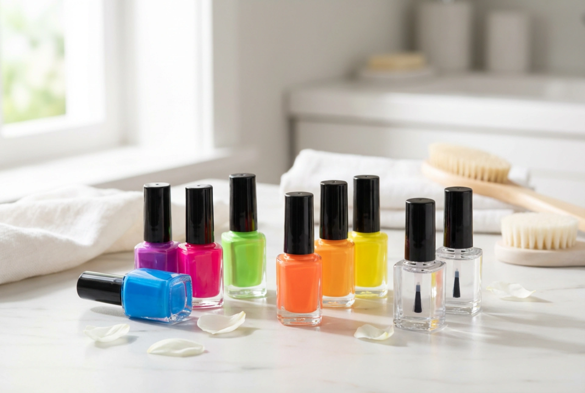 Neon Gel Polishes: Achieving Intense Coverage with the Right Base and Top Coats