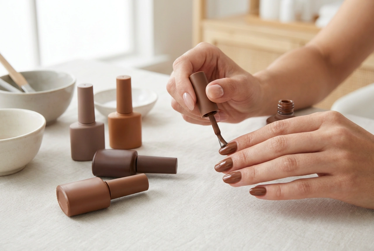 Brown Gel Nail Polish: Shade Selection and Smooth Application