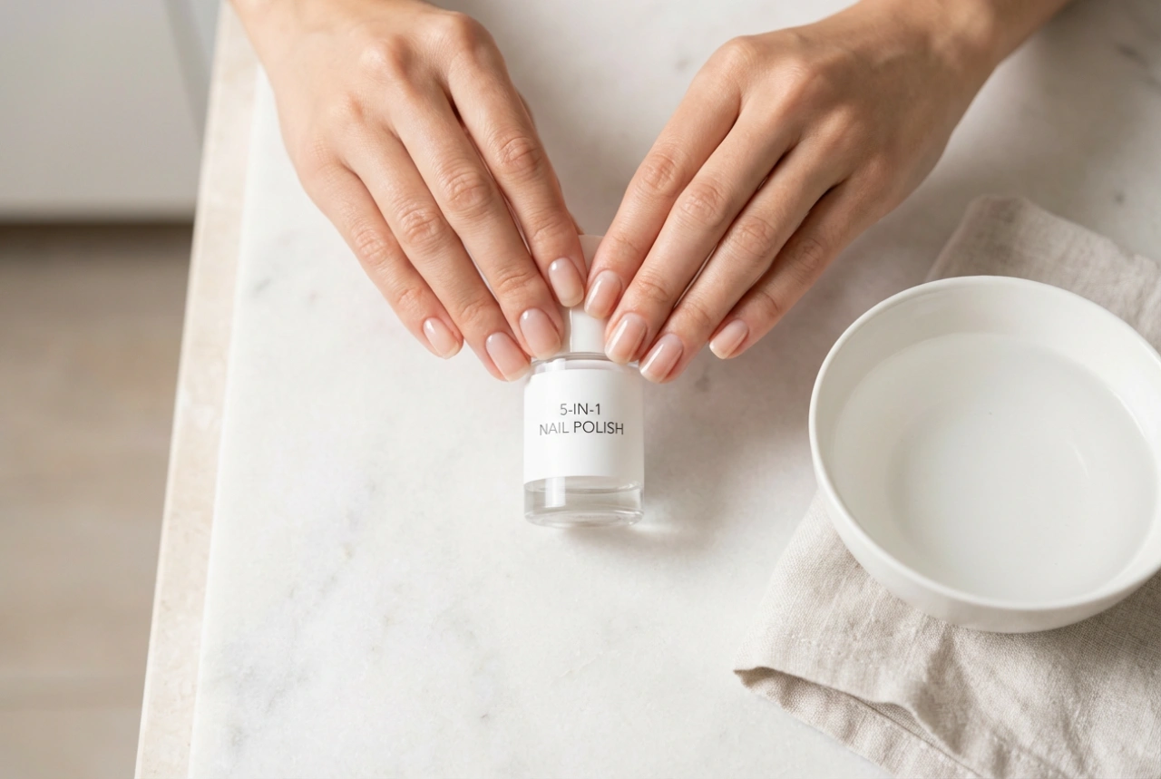 5-in-1 Nail Polish: A Quick Manicure in a Few Steps and Common Mistakes