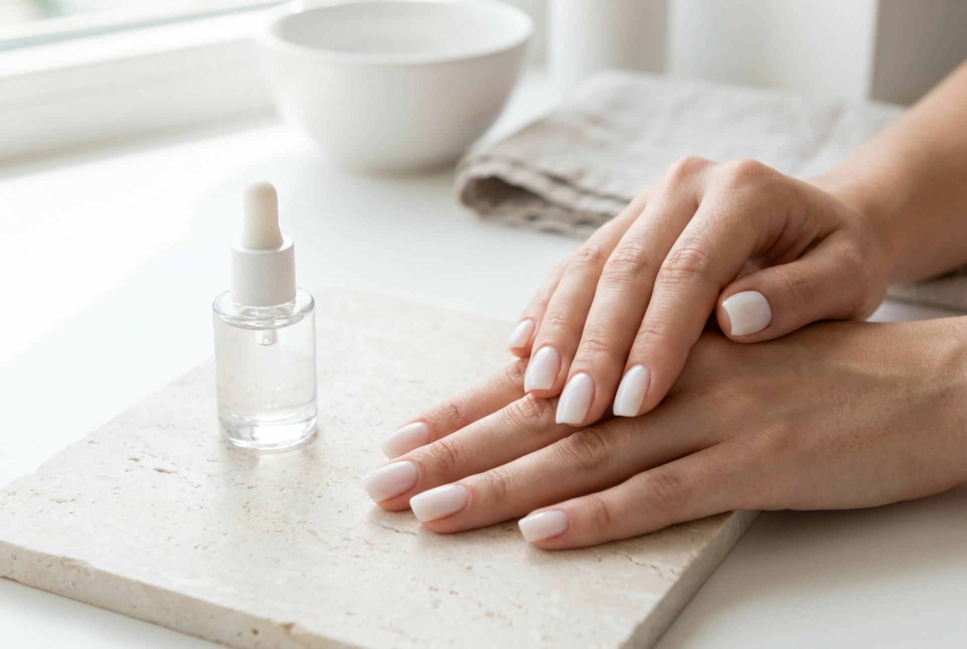Milky Hybrid Nails: Achieving the Natural Milky Nails Effect Step by Step