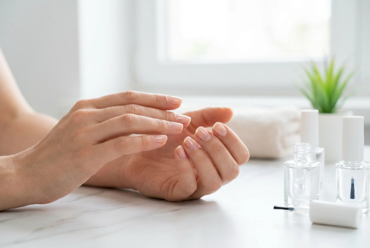 Clear Hybrid Nail Polish: Subtle Shine, Layering, and Top Coat