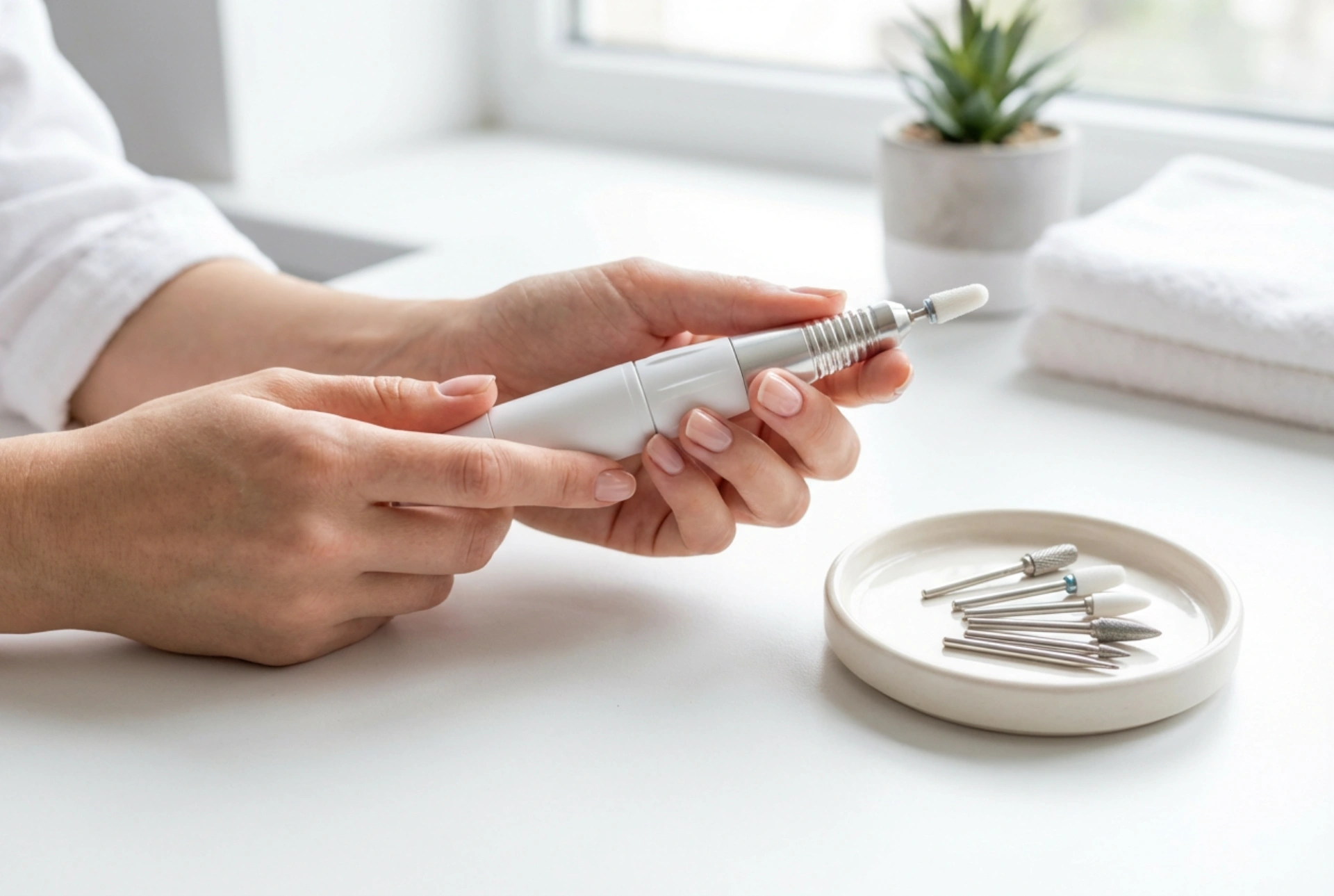Home electric nail drill: safe use, bits and speeds