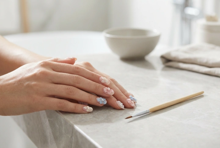 3D Flower Nail Art: A Beginner's Guide to Acrylic and Gel Techniques