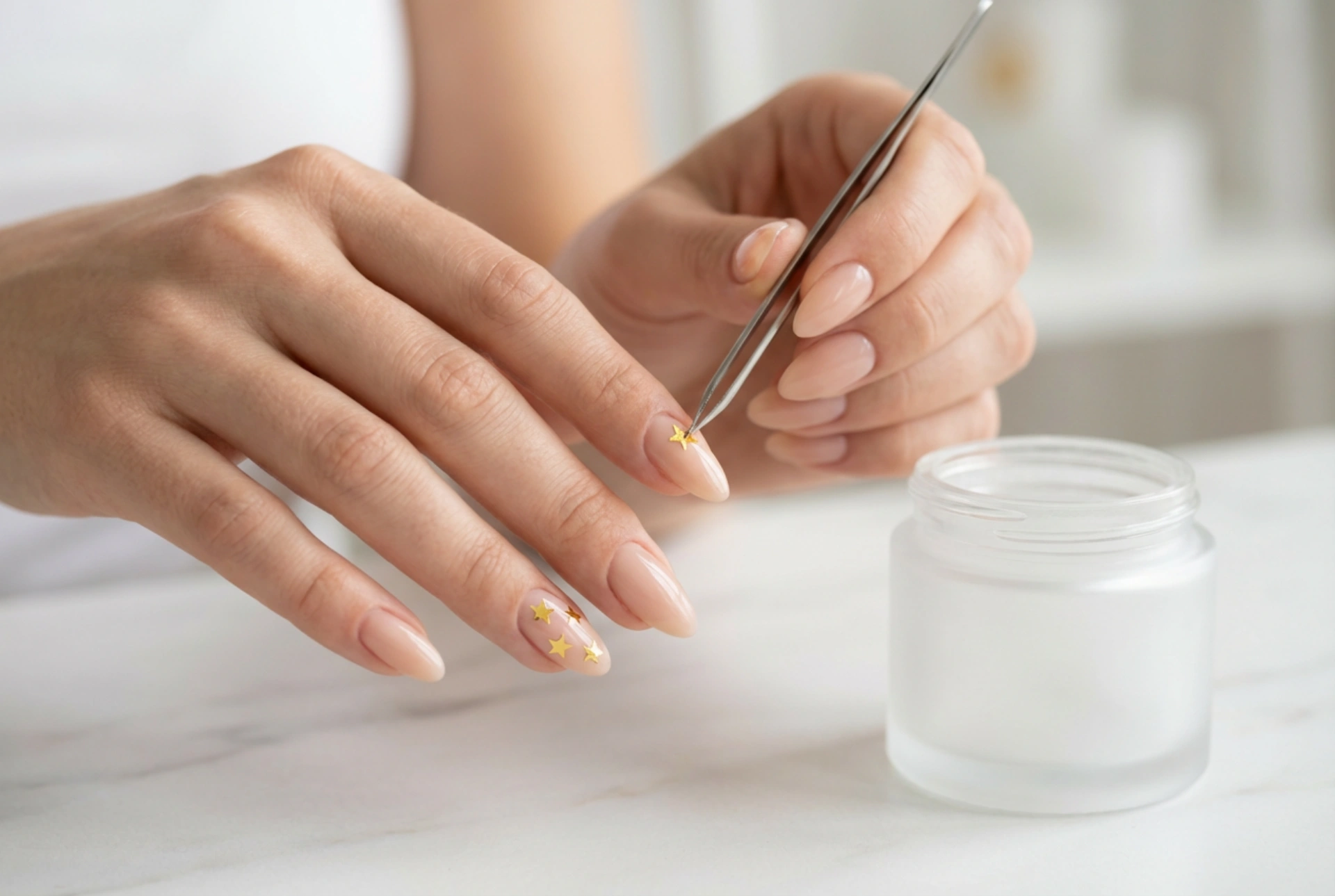 Nail Stickers: Stars, Pattern Layout, and Finishing Touches