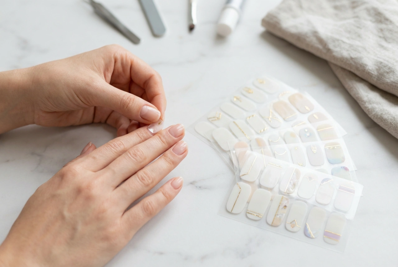 Quick Nail Art: Nail Stickers, Types, and Application