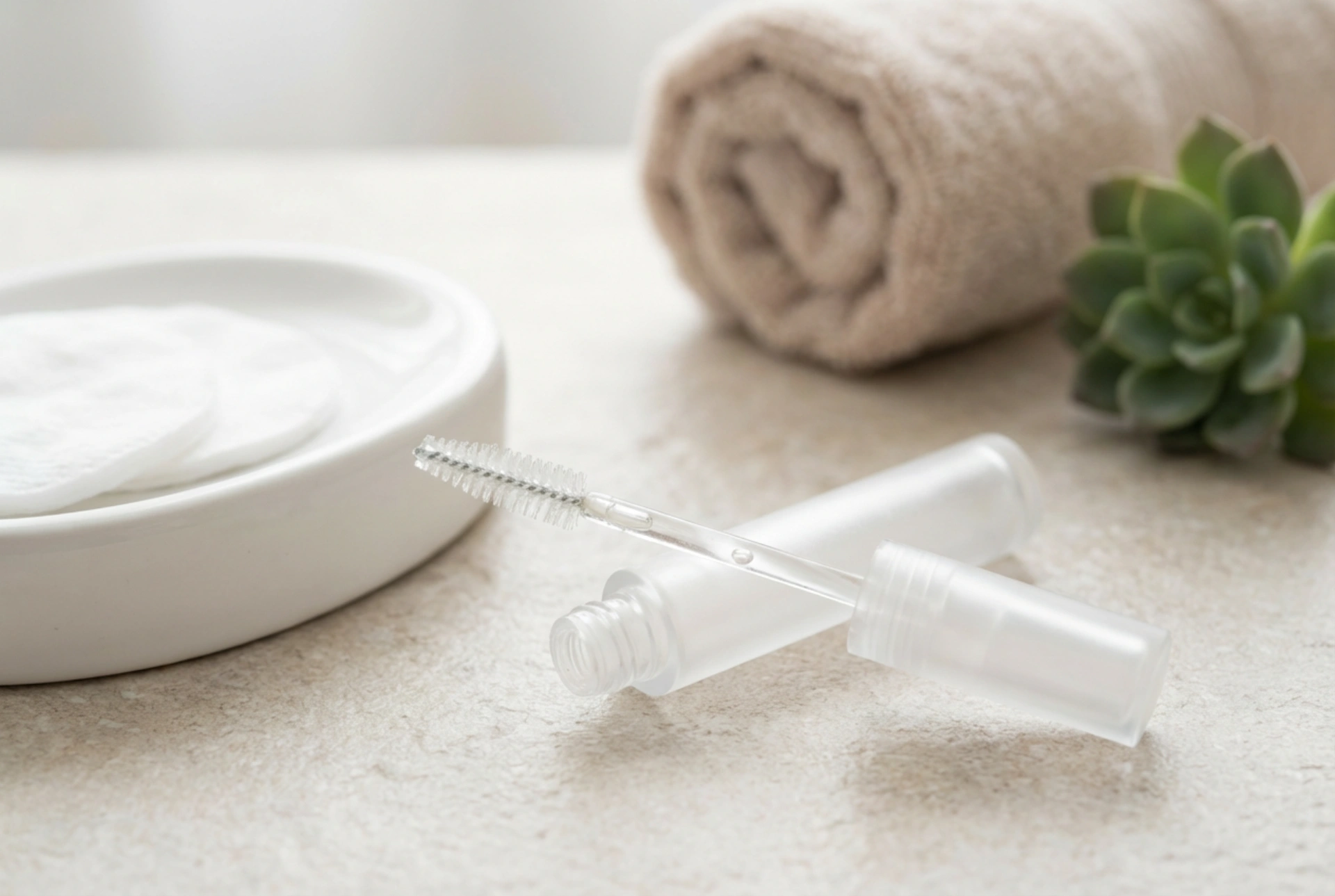 Clear Mascara: Taming Lashes and Brows for a Natural Look