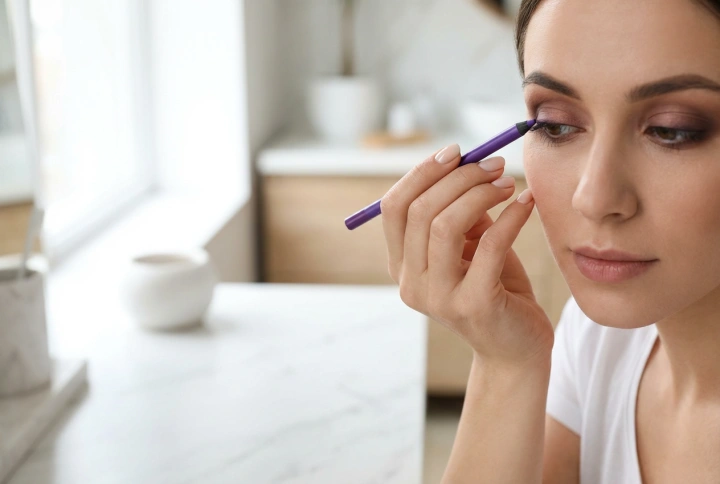 Purple Eyeliner: Youthful Tones, Soft Lines, and Pairing with Browns
