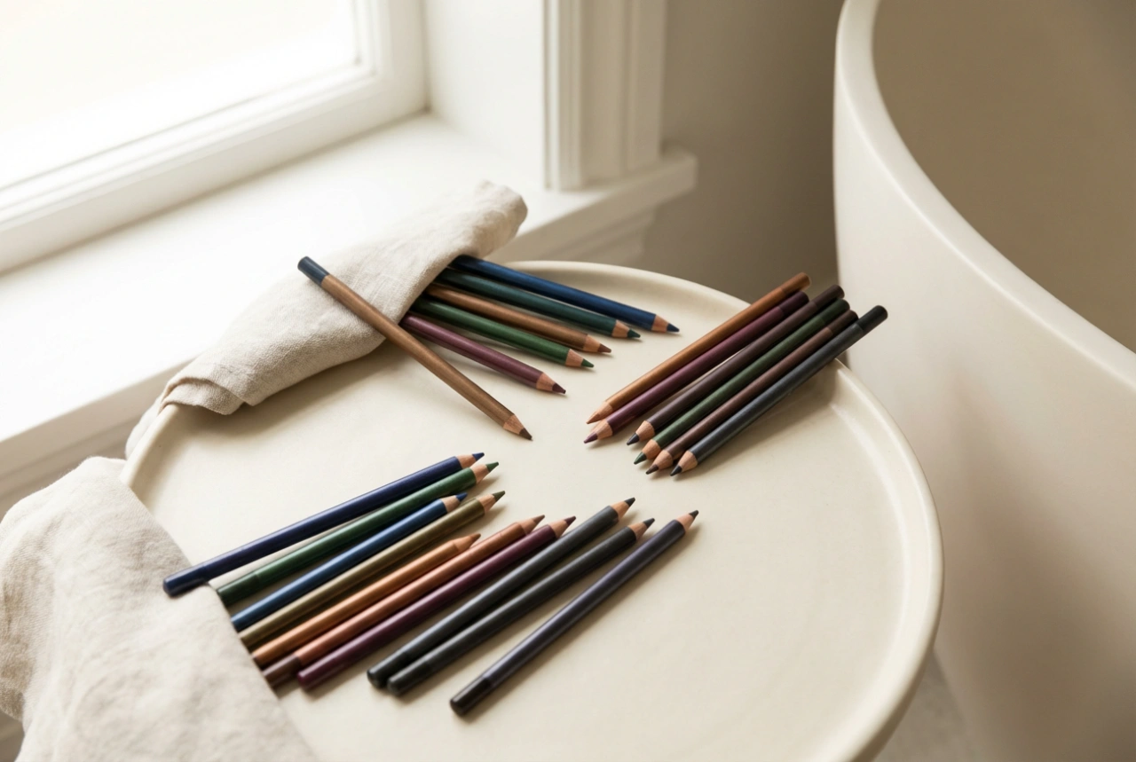 Colourful Eye Pencils: Harmonious Colour Combinations and Lasting Application