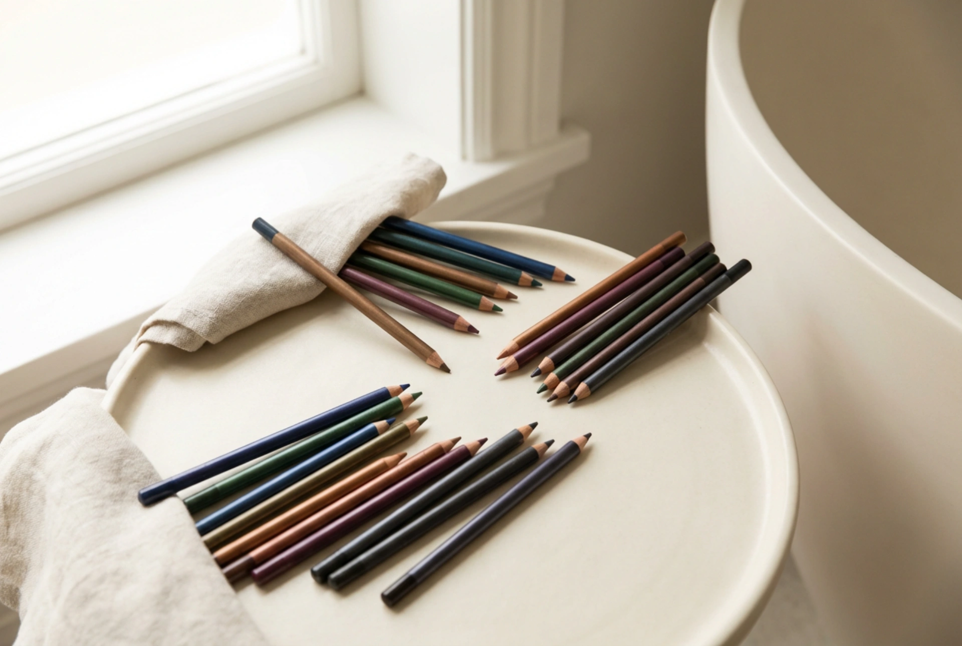 Colourful Eye Pencils: Harmonious Colour Combinations and Lasting Application