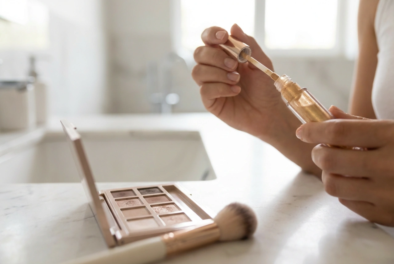 Liquid Eyeshadows: Application Techniques and Combining with Powder Formulas