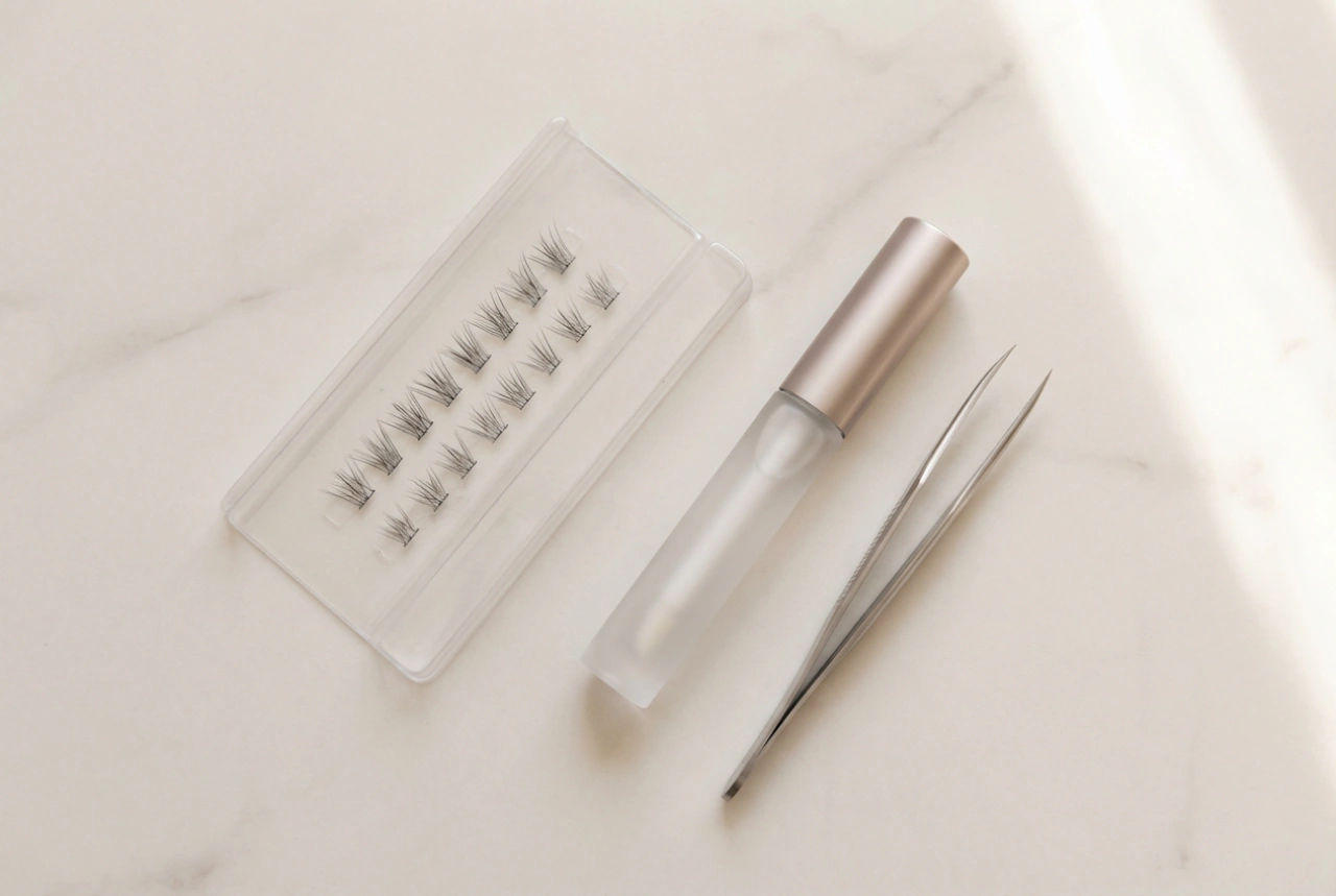 Individual lash clusters: techniques and adhesives for a week or an evening